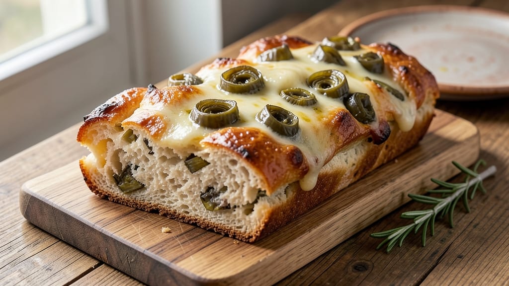 Artichoke Cheese Bread Recipe: Golden Crust With Melty Goat Cheese Pulls