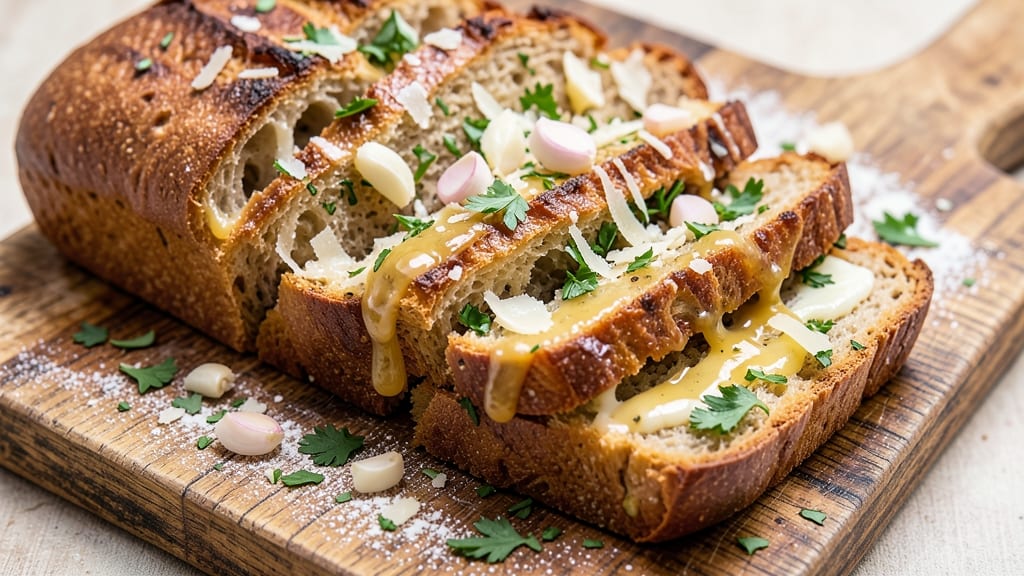 Amazing Garlic Bread Recipe: Buttery Pull-Apart Crust With Aromatic Garlic Kiss