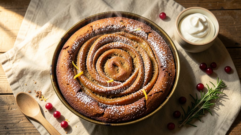 9x13 Gingerbread Cake Recipe: Spiced Swirls and Molasses-Kissed Crust