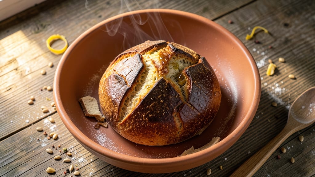 Artisan Bread at Home Recipe: No-Knead Crusty Loaf With Tangy Depth