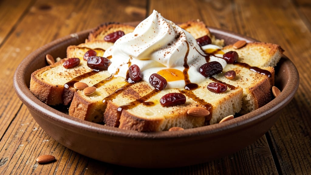 Arabian Bread Pudding Recipe: Cardamom-Spiced Warmth With Cinnamon Crunch