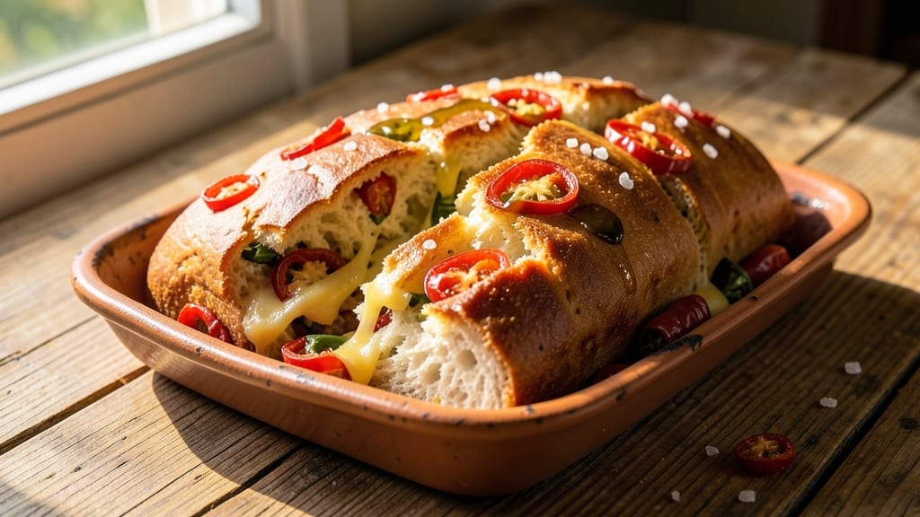 Artisan Jalapeño Cheese Bread Recipe: Smoky Spice and Melty Pull-Apart Magic