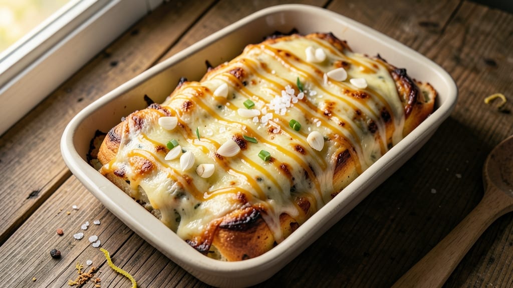 85 Degrees Garlic Cheese Bread Recipe: Garlicky Melted Cheese Pull-Apart Magic