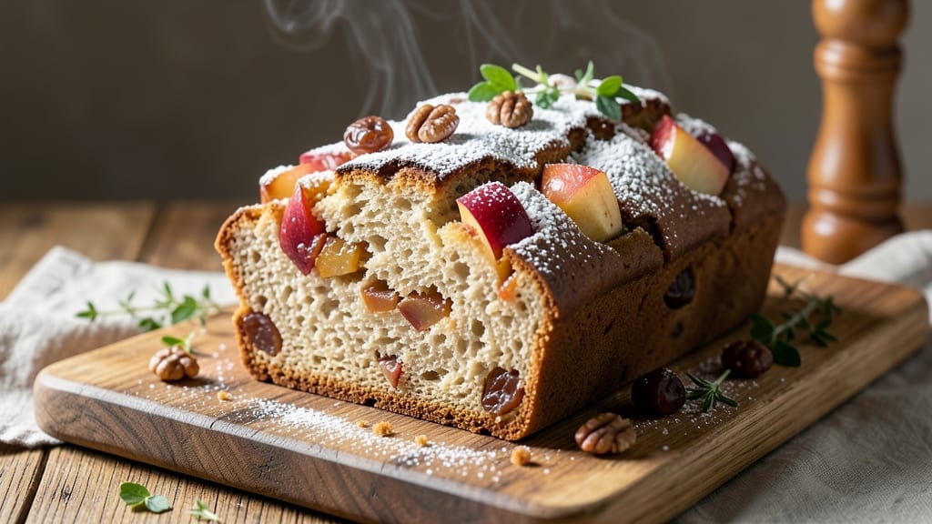 Apple Date Bread Recipe: Caramelized Fruit Swirls and Spiced Crust Magic