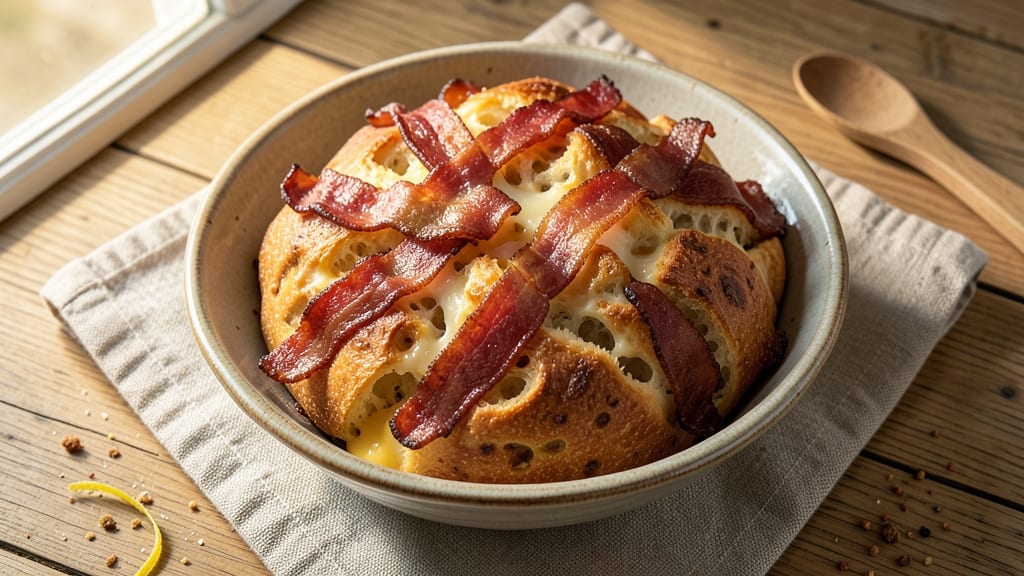 Bacon and Cheese Monkey Bread Recipe: Crispy Pull-Apart Bites With Gooey Centers