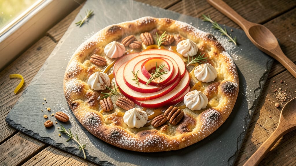Apple Flatbread Recipe: Warm Spice Crust With Caramelized Apple Filling