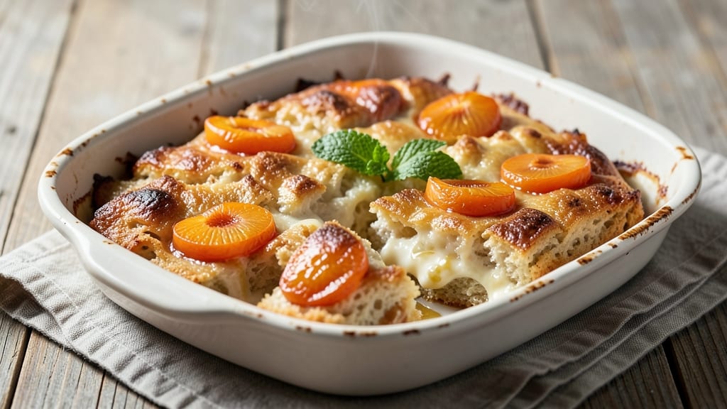 Apricot Bread Pudding Recipe: Warm Spice-Infused Swirls With Buttery Crust Magic