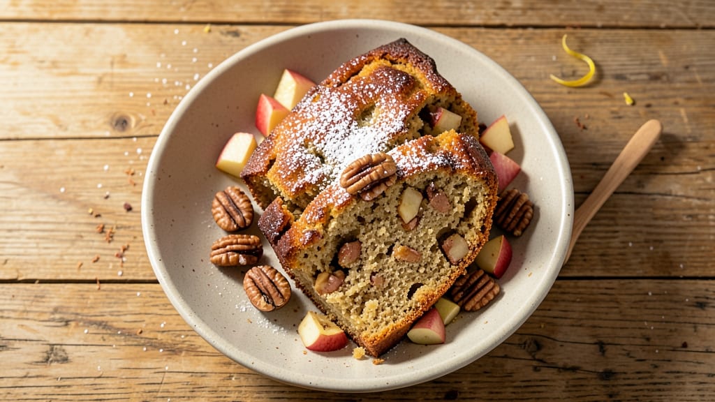 Apple Walnut Quick Bread Recipe: Cinnamon-Spiced Swirls and Crunchy Top