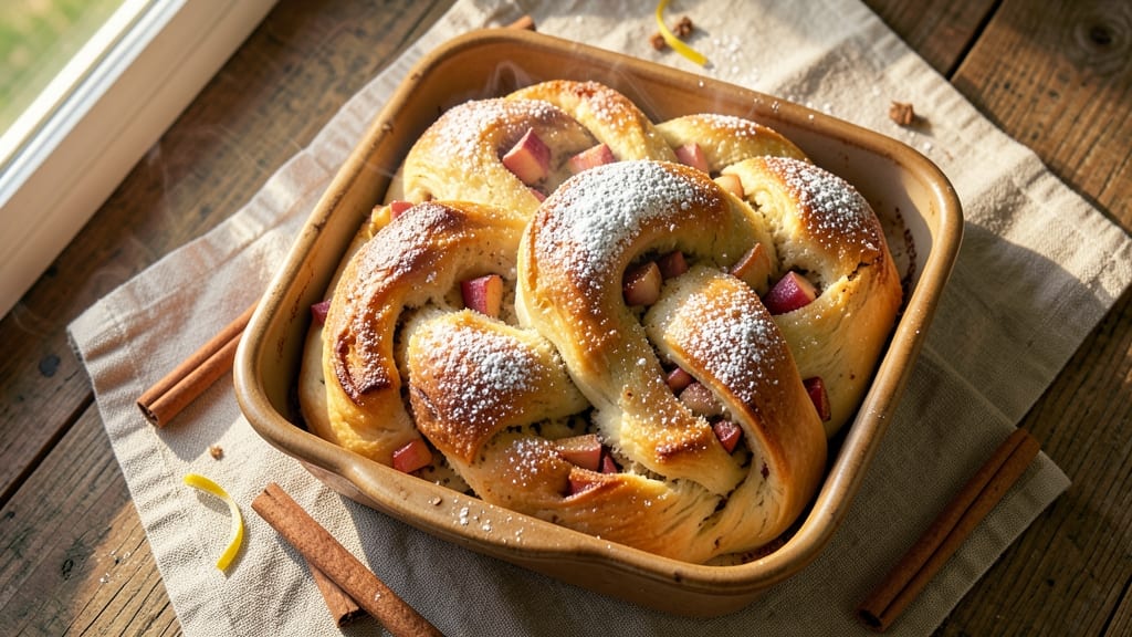 Apple Braided Bread Recipe: Sweet Apple Swirls and Crispy Crown Magic