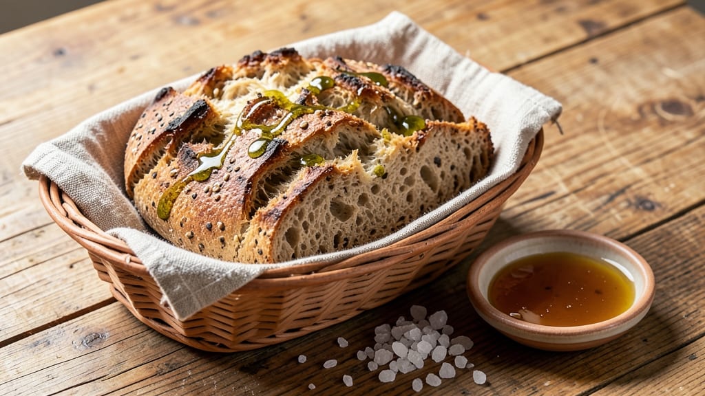 Authentic Ancient Roman Bread Recipe: Crusty Porridge-Style Loaf From Roman Kitchens