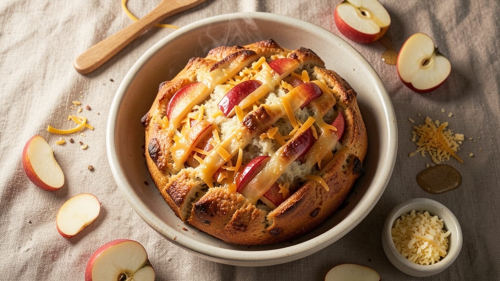 Apple Cheddar Bread Recipe: Sweet-Savory Swirls With Crusty Crunch