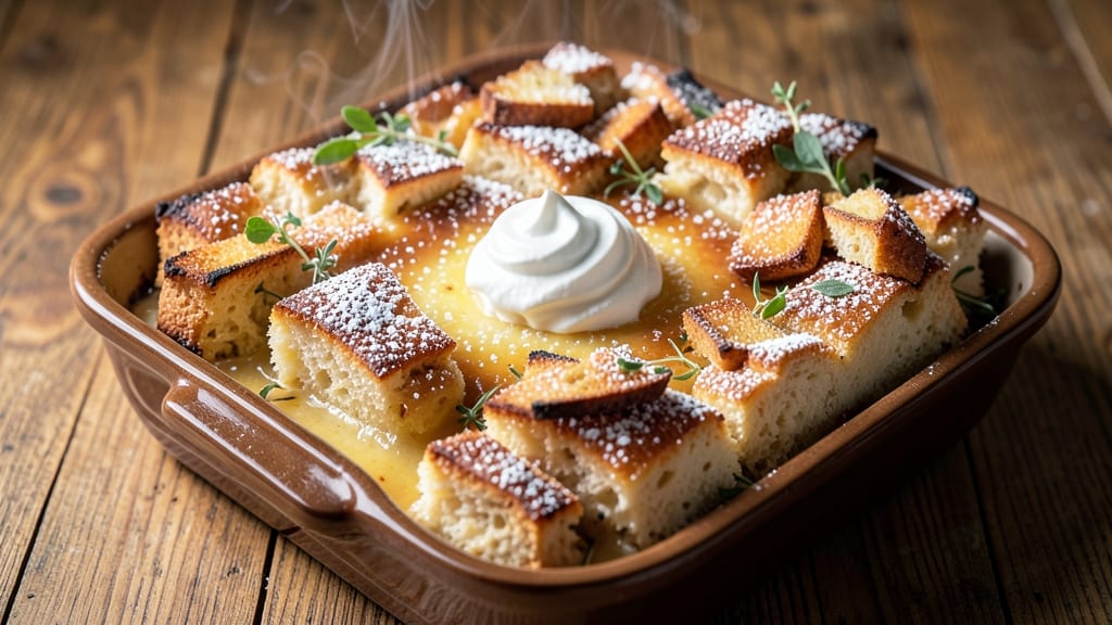 Airfryer Bread Pudding Recipe: Caramelized Crunch With Vanilla-Infused Creaminess