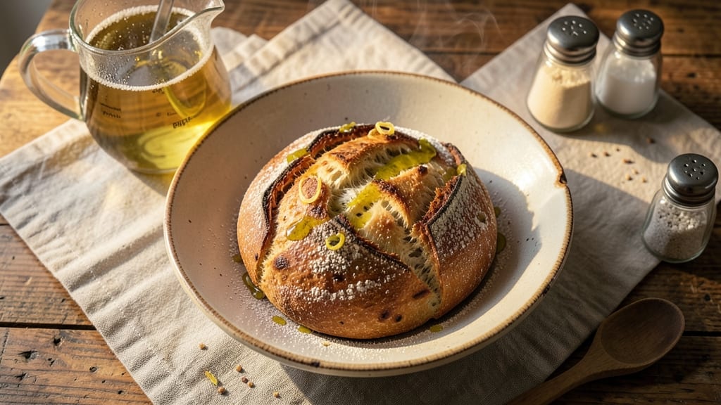 Artisinal Bread Recipe: Golden Crust With Airy Crumb in 3 Hours