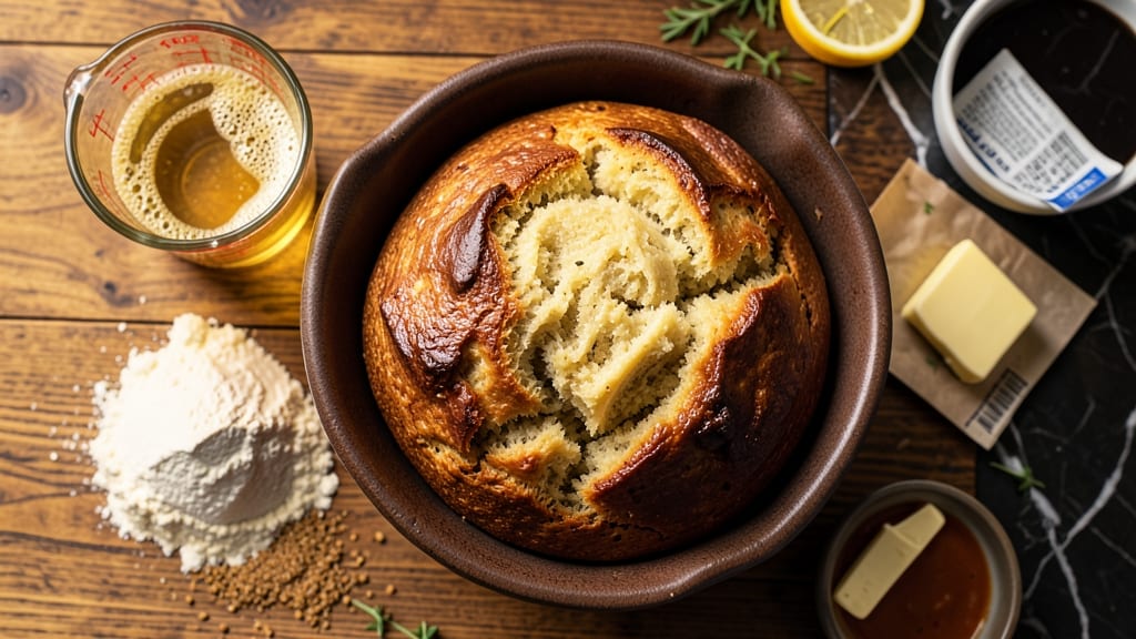 Artisan Beer Bread Recipe: Crusty Crown With Buttery Beer-Infused Crumb
