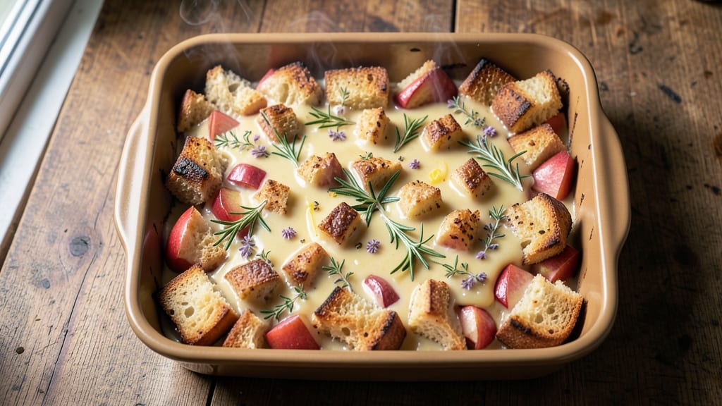 Apple Tuscan Bread Pudding Recipe: Warm Apple-Cider Spice with Crispy Top Magic