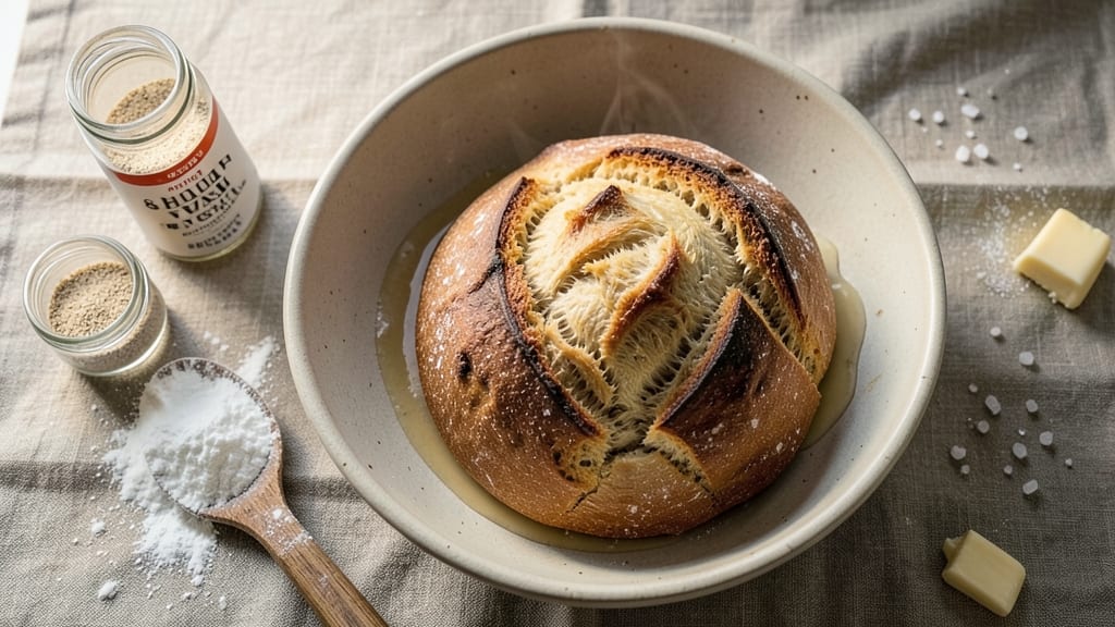 8-Hour Bread Recipe: Slow-Rise Crust With Airy, Golden Crumb