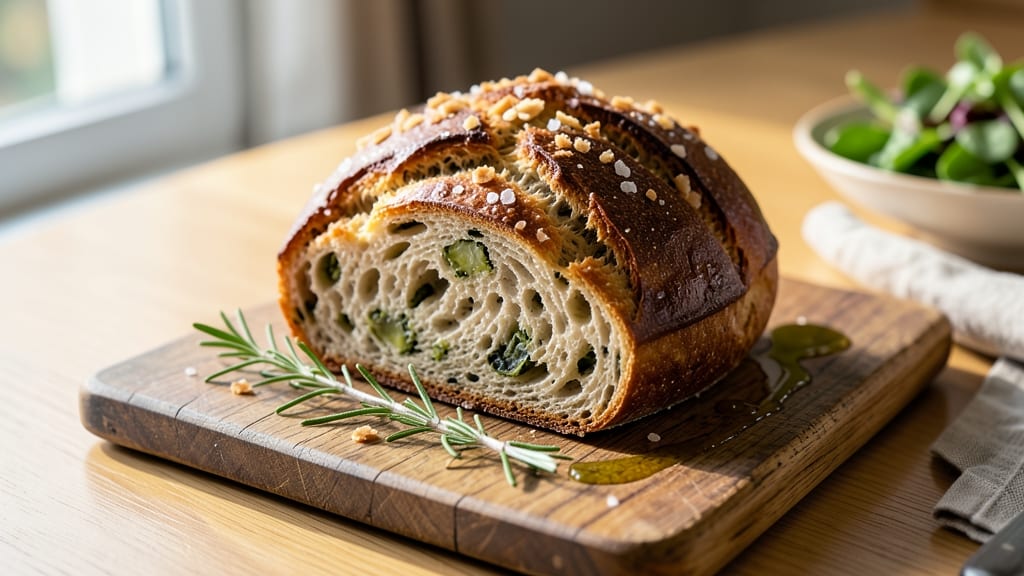 Artichoke Bread Loaf Recipe: Herb-Infused Crust With Gooey Cheese Center
