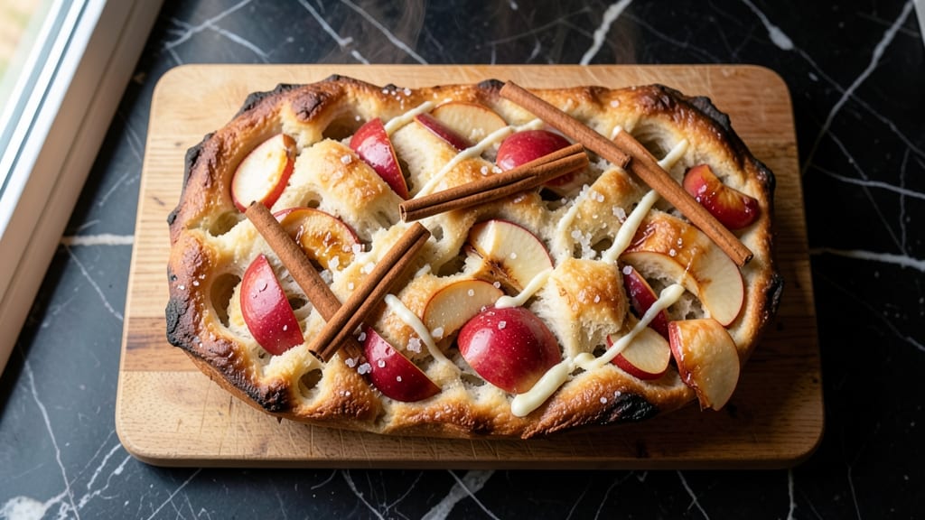 Apple Cinnamon Focaccia Bread Recipe: Warm Spice Swirls and Crusty Crown in One Bake