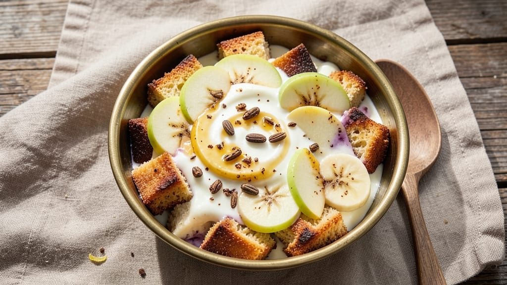 Apple Banana Bread Pudding Recipe: Warm Spiced Layers With Gooey Vanilla Swirls