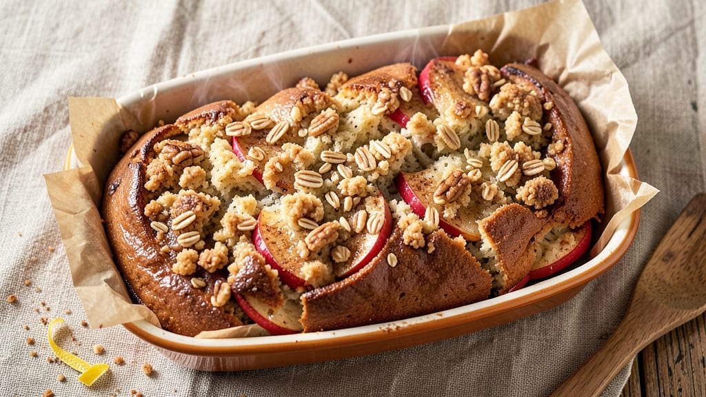Apple Bread Recipe With Crumble Topping: Warm Apple Swirls and Buttery Crunch Magic