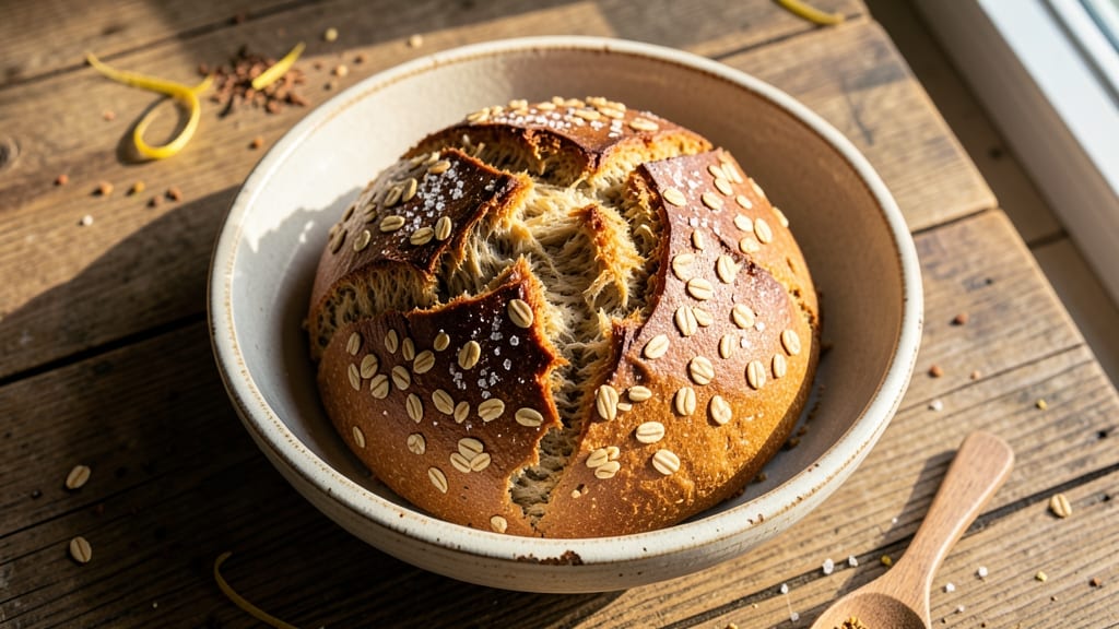 Artisan Oat Bread Recipe: Crusty Crunch With Nutty Sweetness Inside
