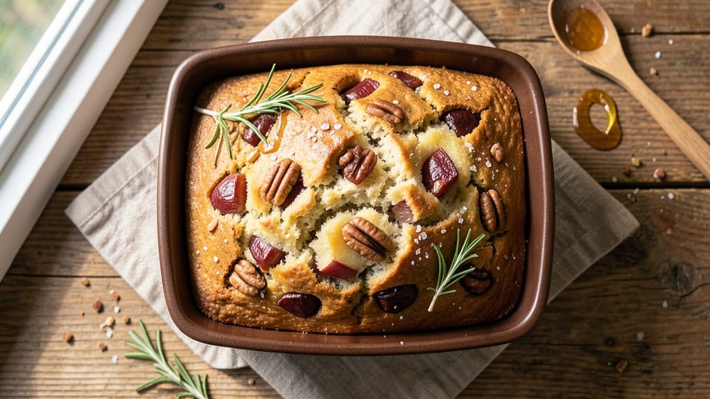 Apple Walnut Zucchini Bread Recipe: Spiced Swirls and Crunchy Walnut Topping