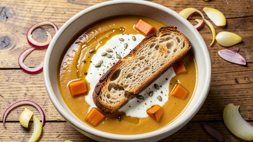 Atlanta Bread Butternut Squash Soup Recipe: Velvety Spiced Swirls With Toasted Bread Magic